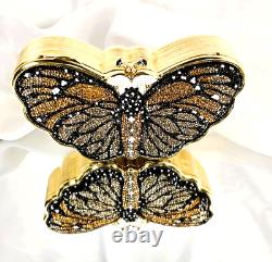 Judith Leiber Monarch BUTTERFLY minaudiere VINTAGE RARE