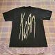 Korn Life Is Peachy T-shirt Black 90s Vintage Nu Metal Rap Metal Rare Giant Fade