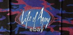 LIFE OF AGONY BLUE GRAPE OFFICIAL VINTAGE shirt 90s DEADSTOCK XL Sz METAL RARE