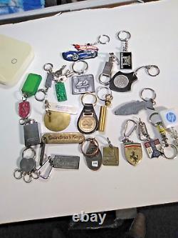 Lot of vintage key chains all old and rare