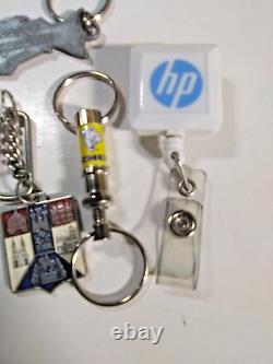 Lot of vintage key chains all old and rare