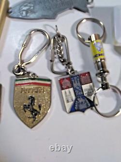 Lot of vintage key chains all old and rare