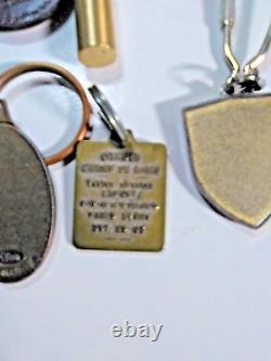 Lot of vintage key chains all old and rare