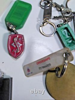 Lot of vintage key chains all old and rare