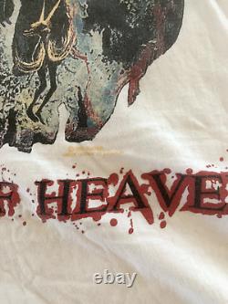 MEGA RARE Vintage Licensed 1990 SLAYER South Of Heaven T-shirt Metal Tee