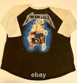 METALLICA 1985 Metal Up Your Ass Wild Oats RN 58718 Vintage XL T-Shirt VERY RARE