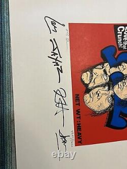 METALLICA CAP'NS OF KRUNCH POSTER LIMITED 4203/5000 Rare Vintage Heavy Metal