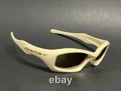 MINT RARE OAKLEY FATCAT CREAM GOLD display vintage non metal frame