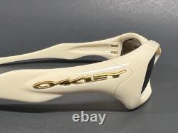 MINT RARE OAKLEY FATCAT CREAM GOLD display vintage non metal frame
