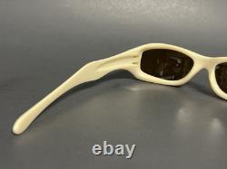MINT RARE OAKLEY FATCAT CREAM GOLD display vintage non metal frame