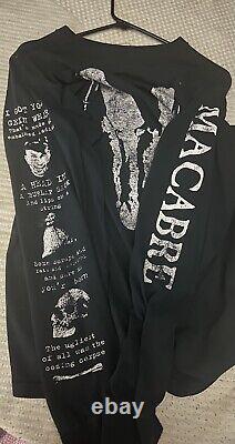 Macabre Long Sleeve Shirt L VINTAGE Murder Metal Rare