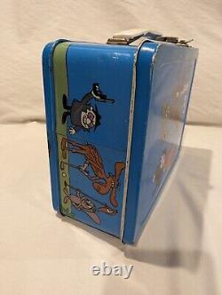 Mega Rare Vintage 1962 Bullwinkle & Rocky Jay Ward Metal Lunchbox No Thermos