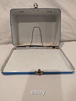 Mega Rare Vintage 1962 Bullwinkle & Rocky Jay Ward Metal Lunchbox No Thermos