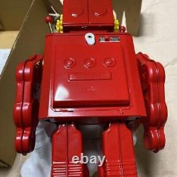 Metal House Osaka New Gear Robot Tin Toy Flush withBox Vintage Rare Used Working