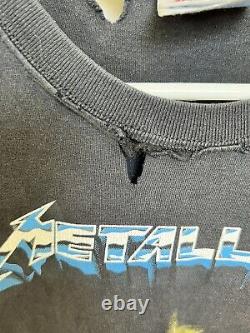 Metallica 1994 Vintage RARE Metal Up Your Ass T-Shirt Size L Licensed To Giant