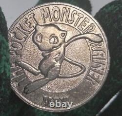 Mew Black Meiji Metal Battle Coin Pokemon Vintage Japanese Rare Small