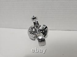 Microman Takara Chrome Metal Hawk MC-16 Vintage Micro Change Figure Very Rare