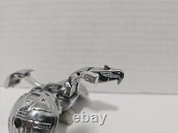 Microman Takara Chrome Metal Hawk MC-16 Vintage Micro Change Figure Very Rare