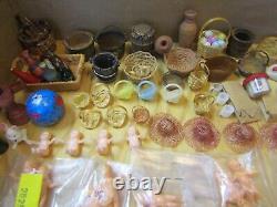 Miniatures 112 Collection Rare Find Vtg Artisan Collectibles Huge Assorted Lot