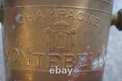 Montebello Champagne France Ice Bucket RARE Metal Vintage