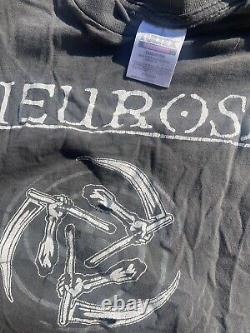 Neurosis vintage sludge metal band shirt xl chopped rare 1990's tee music goth
