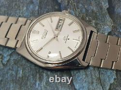 Nice & Rare Vintage Seiko LM Lord Matic 5606-7000 Automatic Silver Dial Gents