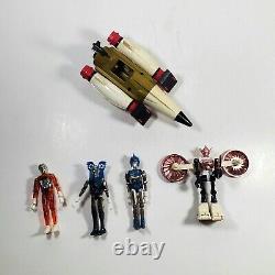 Old Rare Vintage 70's Mego Micronauts Lot Space Glider Translucent Action Figure