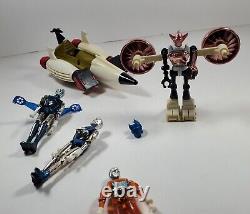 Old Rare Vintage 70's Mego Micronauts Lot Space Glider Translucent Action Figure