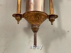 Old Vintage Rare Brass & Metal Wall Hanging Clock Pendulum Part, Collectible