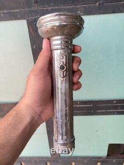 Old Vintage Rare Metal Eveready Battery Operated Camping Torch Flash Light