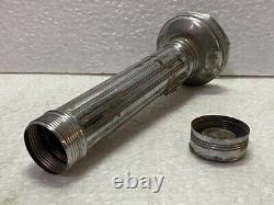 Old Vintage Rare Metal Eveready Battery Operated Camping Torch Flash Light
