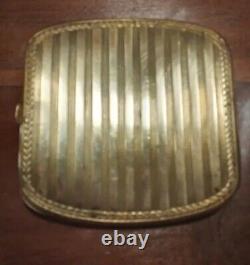 Old Vintage Very Rare Metal Cigarette Case Bronze Gold Colour