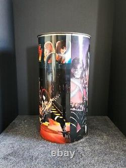 Original Vintage 1978 KISS Aucoin Tin Metal Rare Collectable Trash Can