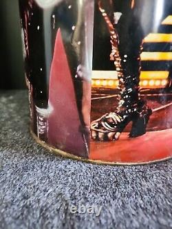 Original Vintage 1978 KISS Aucoin Tin Metal Rare Collectable Trash Can