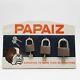 Papaiz Solid Brass Padlocks Metal Sign 17.5 X 11.5 Vintage Rare
