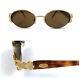 Portofino Royal Sunglasses Vintage 70s Italy Rare Metal Strained Lotus Style