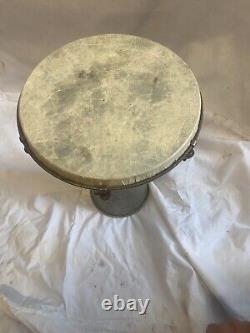 Pakistani Metal Drum Vintage Rare Beautiful Tone Hand Drums Djembe Style
