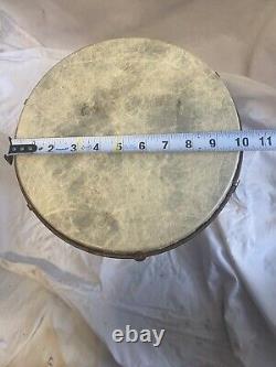 Pakistani Metal Drum Vintage Rare Beautiful Tone Hand Drums Djembe Style