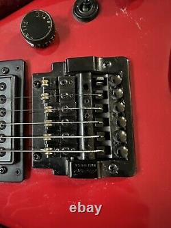 Peavey Vortex 1 red vintage heavy metal guitar 80's case very rare made in USA