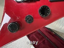 Peavey Vortex 1 red vintage heavy metal guitar 80's case very rare made in USA