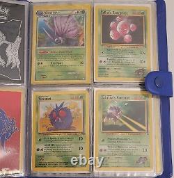 Pokemon Vintage 1999 Wotc Cards Full Binder lot shadowless Promos Old Holos Rare