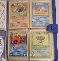 Pokemon Vintage 1999 Wotc Cards Full Binder lot shadowless Promos Old Holos Rare