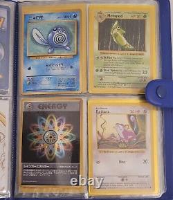 Pokemon Vintage 1999 Wotc Cards Full Binder lot shadowless Promos Old Holos Rare