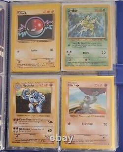 Pokemon Vintage 1999 Wotc Cards Full Binder lot shadowless Promos Old Holos Rare