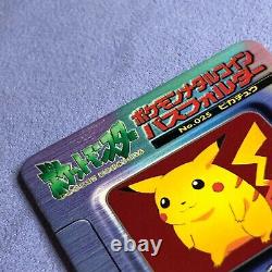 Pokemon Vintage Meiji Dairy Metal Coin No. 025 Pikachu with Rare Folder #0652