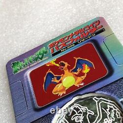 Pokemon Vintage Meiji GOLDEN Metal Medal No. 006 Charizard with Rare Folder #2528