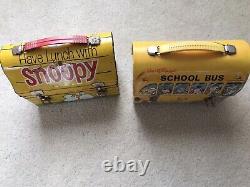 Pre-1970 2019 Lunch Box & Thermos Vintage Metal Lunchbox RARE lot