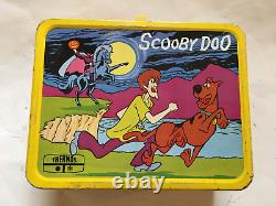 RARE 1973 Scooby Doo Where Are You Metal Lunch Box Vintage Lunchbox