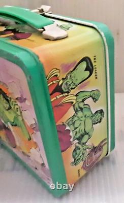 RARE 1978 Incredible Hulk Metal Lunch Box Marvel Comics Cool, Vintage Lunchbox