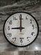 Rare 24 Hour Vintage Ibm Industrial School Military Glass Clock 14 Metal 95925